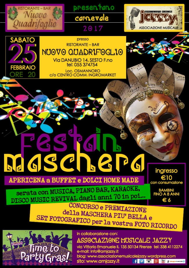Read more about the article FESTA in MASCHERA 2017