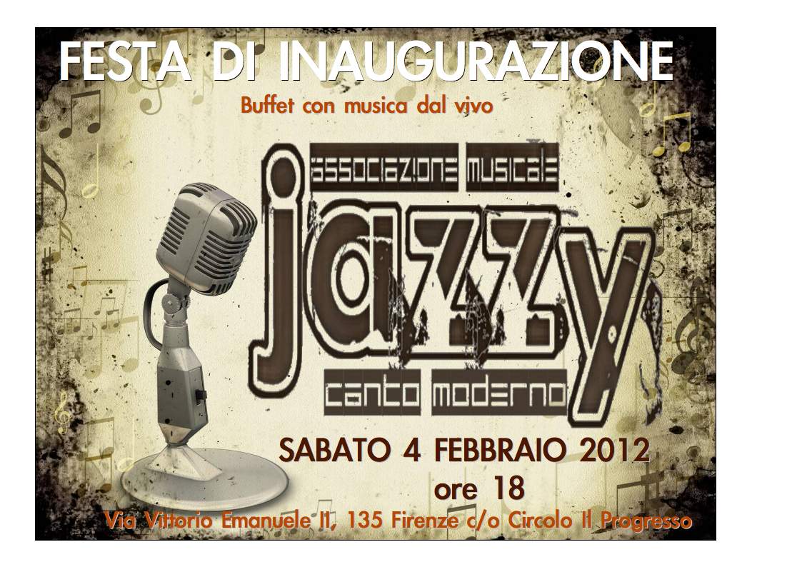 You are currently viewing Inaugurazione Associazione Musicale Jazzy